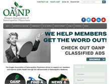 Tablet Screenshot of oanp.org